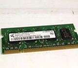 vendo MEMORIA Qimonda 1gb 2rx16 Pc26400s66612a0 Laptop Ram Memoria probado Q125.00