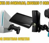 COMPRA Y VENTA DE CONSOLAS DE VIDEO JUEGOS XBOX 360 Y PSVITA