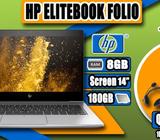 PORTATILES HP FOLIO CON PROCESADOR INTEL CORE I5 4TH GENERACION 8GB RAM 180GB SOLIDO SSD INCLUYE MOC