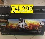 Consola Xbox One X de 1.0 TB de almacenamiento con Playerunknown's Battlegrounds ¡nueva y sellada!