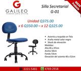 ¡¡¡ Oferta en Silla Secretarial con brazos G-01 a Q375.00 !!!