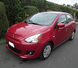 MITSUBISHI MIRAGE 2017, automatico, full equipo, 60 KILOMETROS POR GALON, recien importado ACEPTO VE