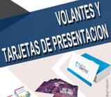 VOLANTES Y TARJETAS DE PRESENTACIÓN